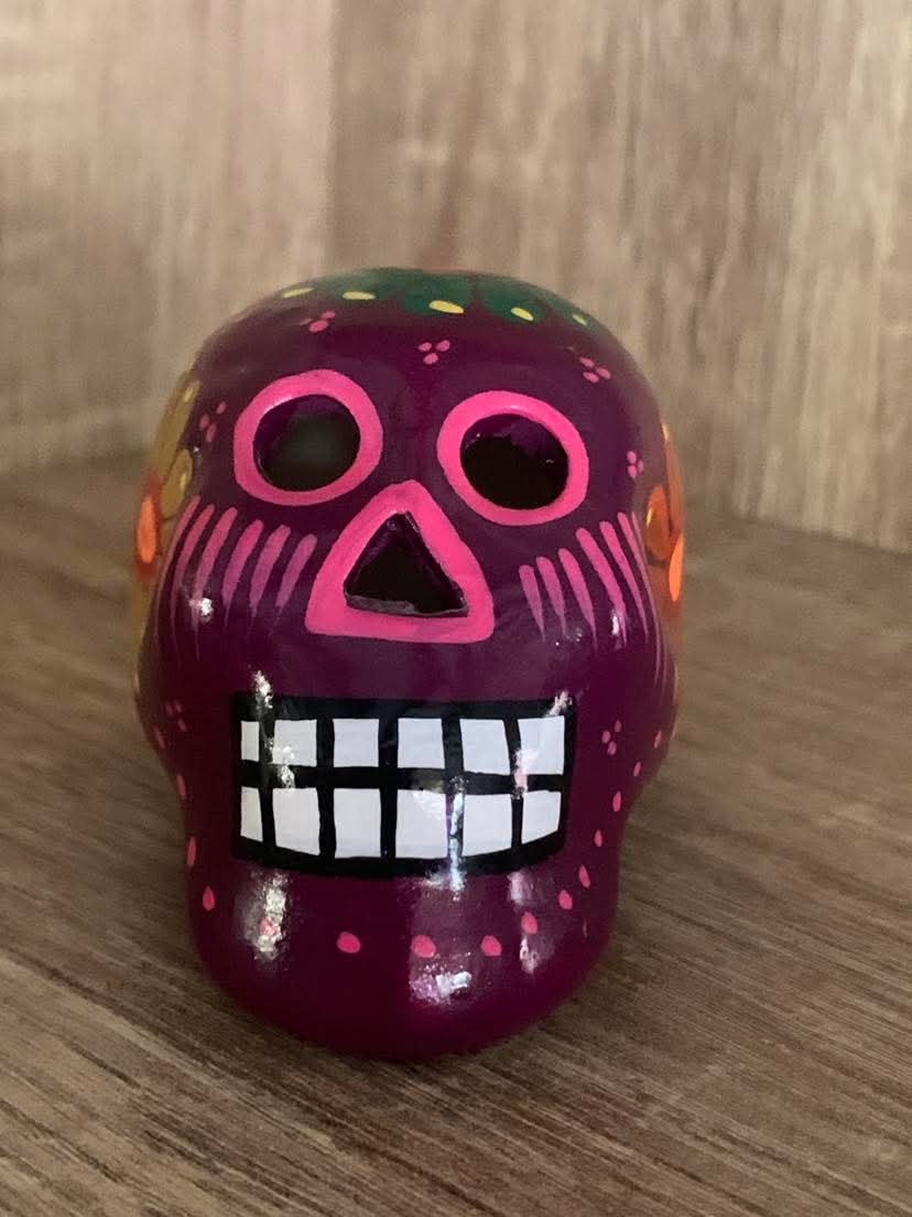 Crâne Calavera mexicain