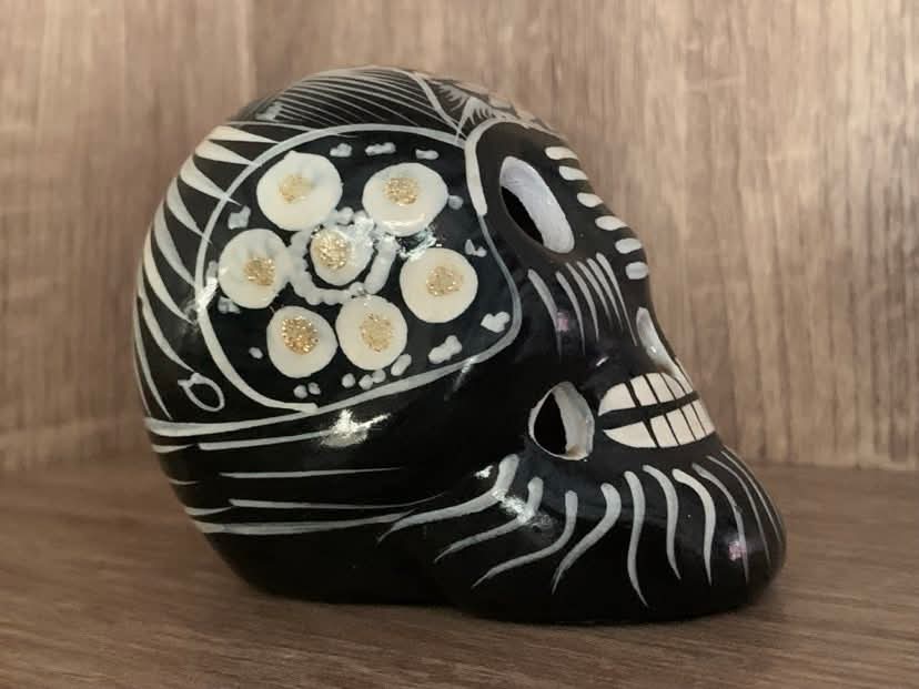 Crâne Calavera mexicain