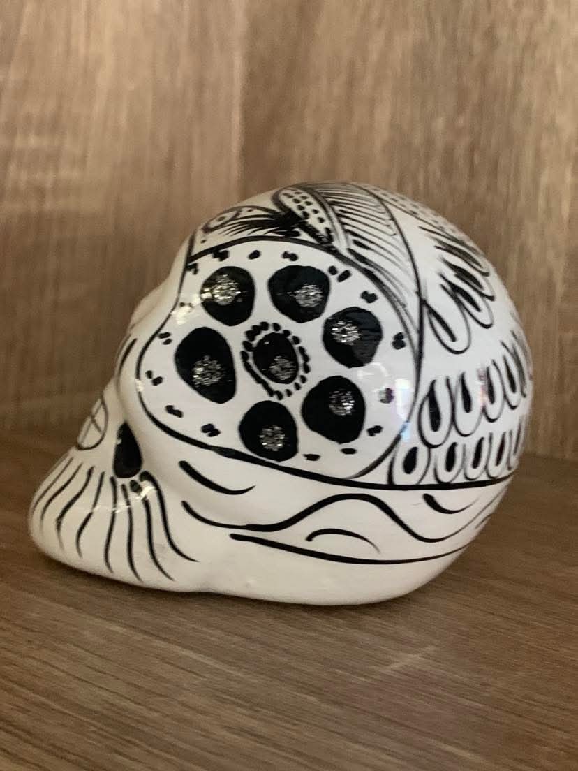 Crâne Calavera mexicain