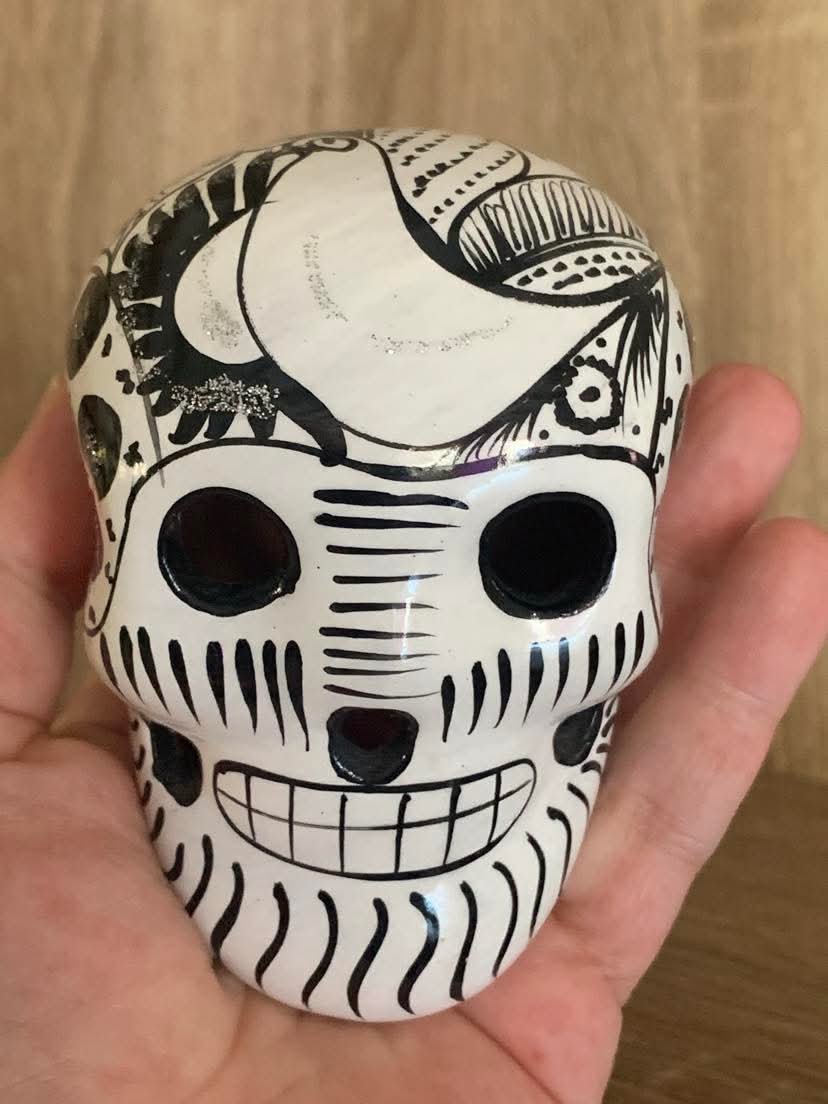Crâne Calavera mexicain