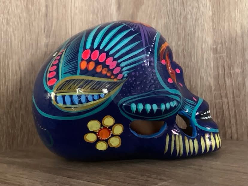 Crâne Calavera mexicain