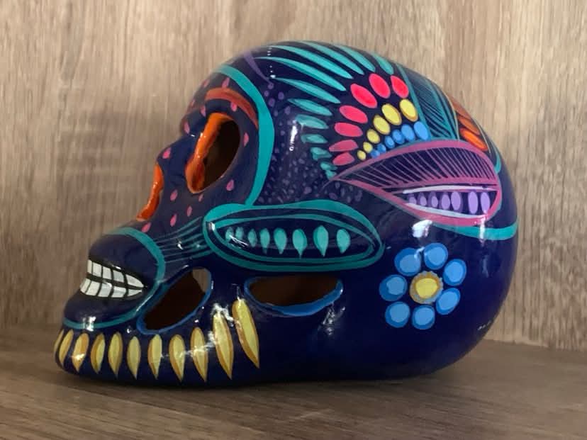Crâne Calavera mexicain