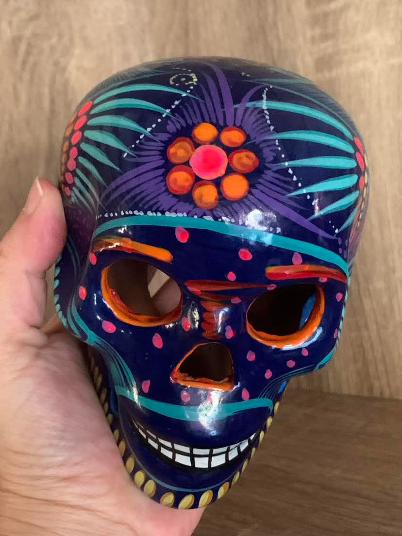 Crâne Calavera mexicain