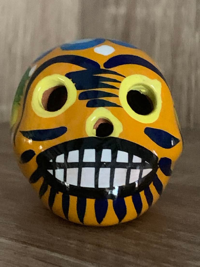 Crâne Calavera mexicain