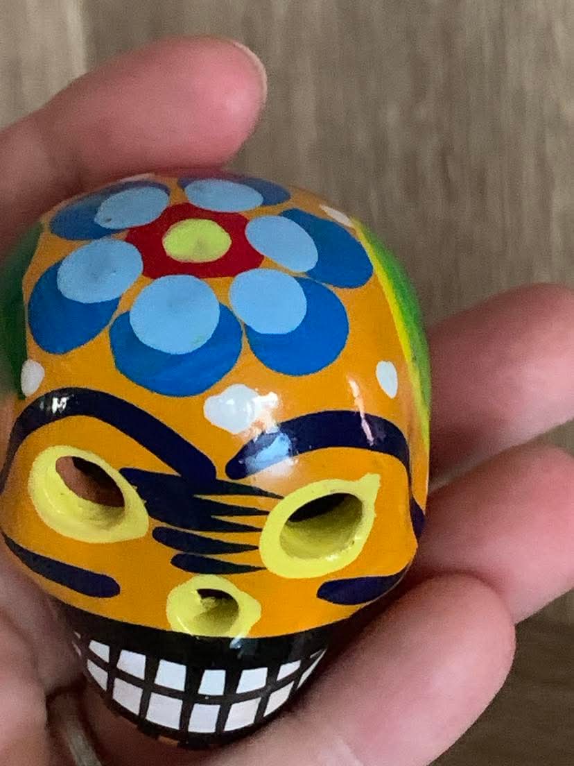 Crâne Calavera mexicain