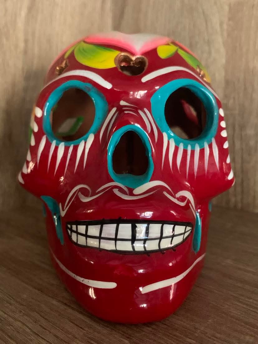 Crâne Calavera mexicain
