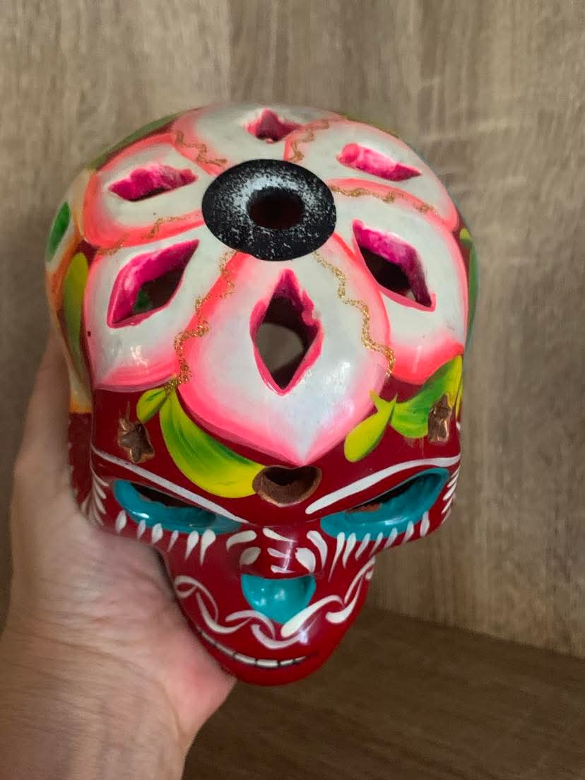 Crâne Calavera mexicain