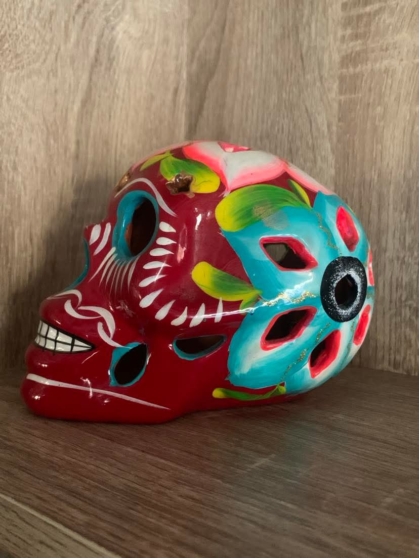 Crâne Calavera mexicain
