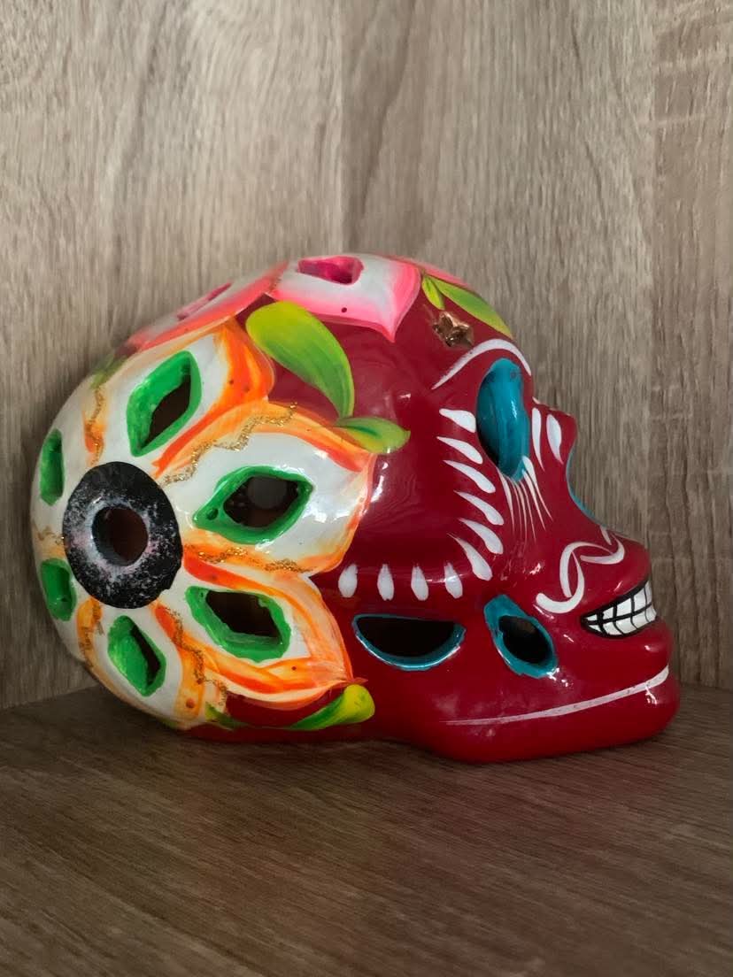 Crâne Calavera mexicain
