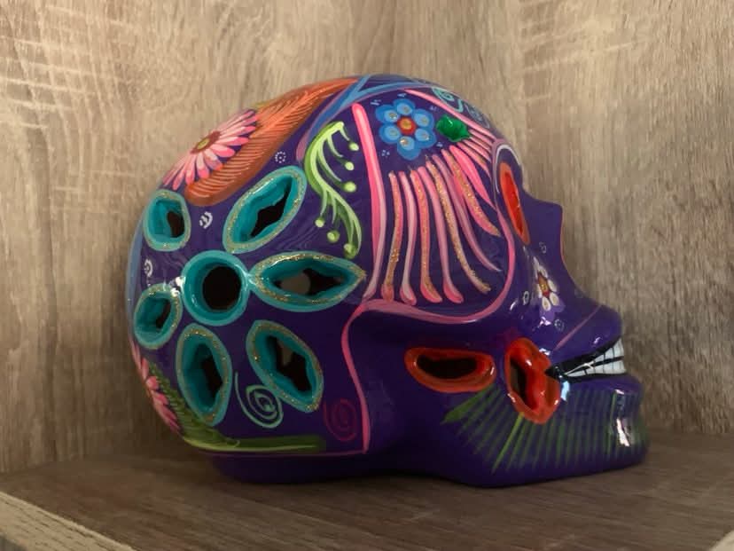 Crâne Calavera mexicain