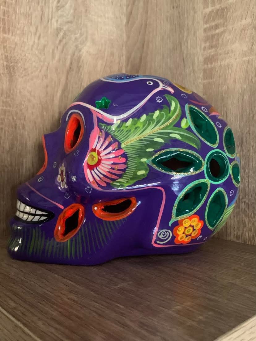 Crâne Calavera mexicain