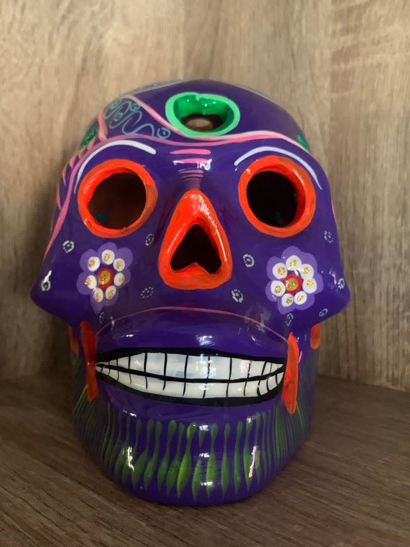 Crâne Calavera mexicain