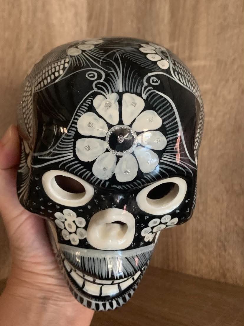 Crâne Calavera mexicain