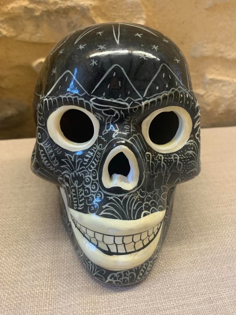 Crâne Calavera mexicain