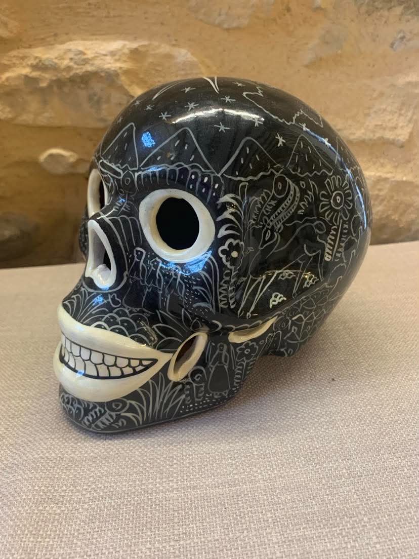 Crâne Calavera mexicain