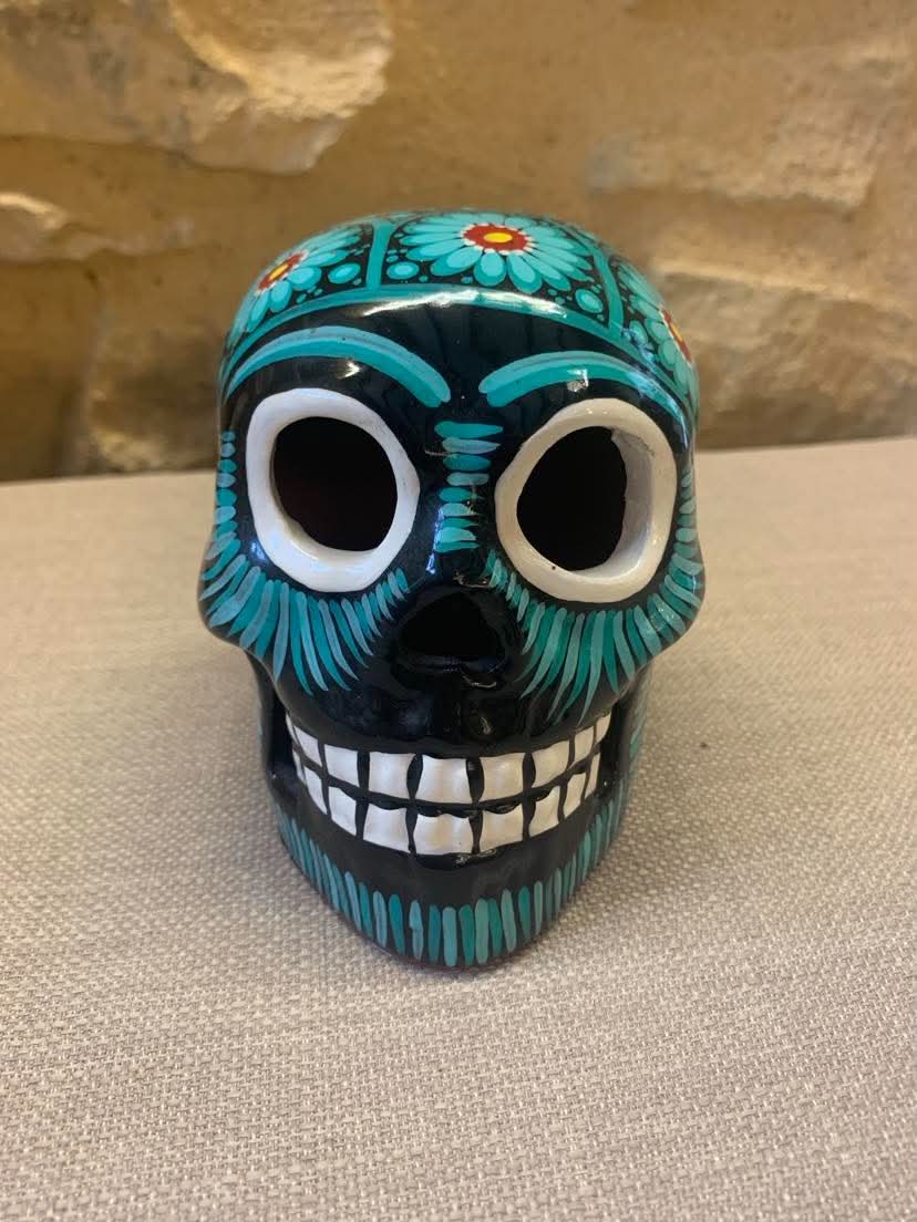 Crâne Calavera mexicain