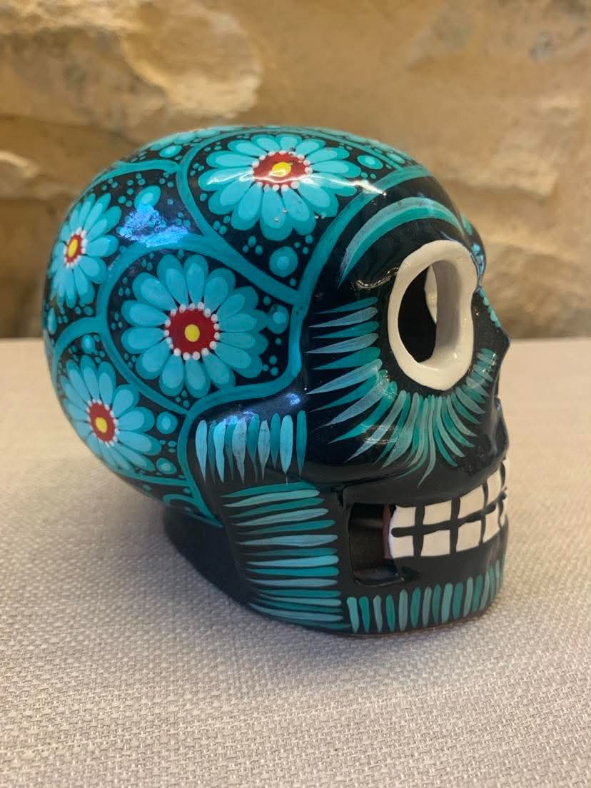 Crâne Calavera mexicain