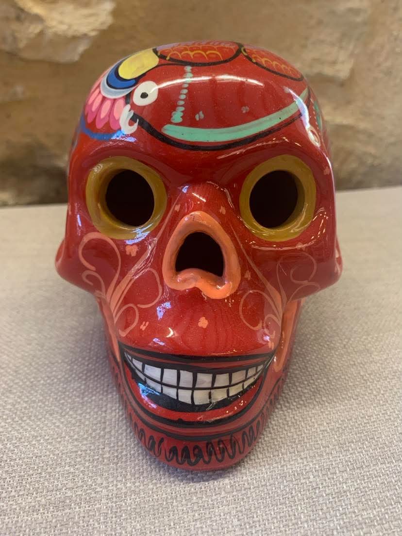 Crâne Calavera mexicain