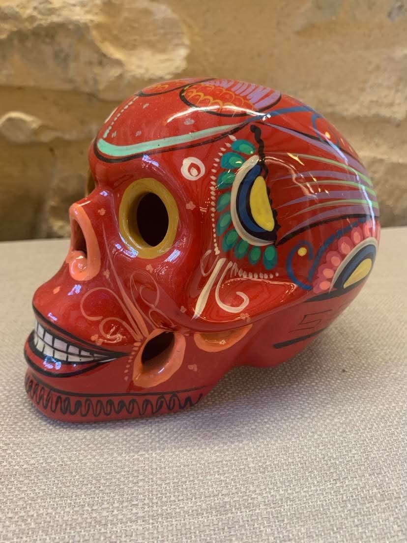 Crâne Calavera mexicain