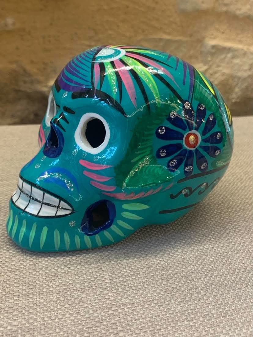 Crâne Calavera mexicain