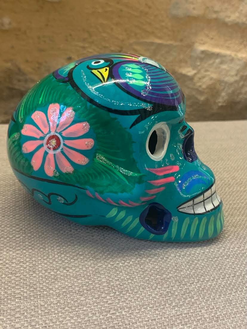 Crâne Calavera mexicain