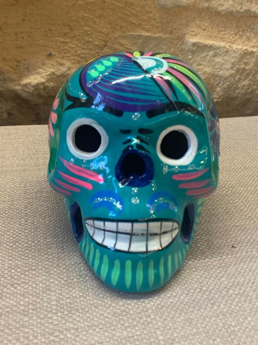 Crâne Calavera mexicain