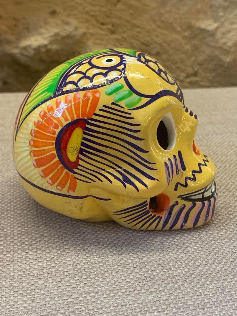 Crâne Calavera mexicain