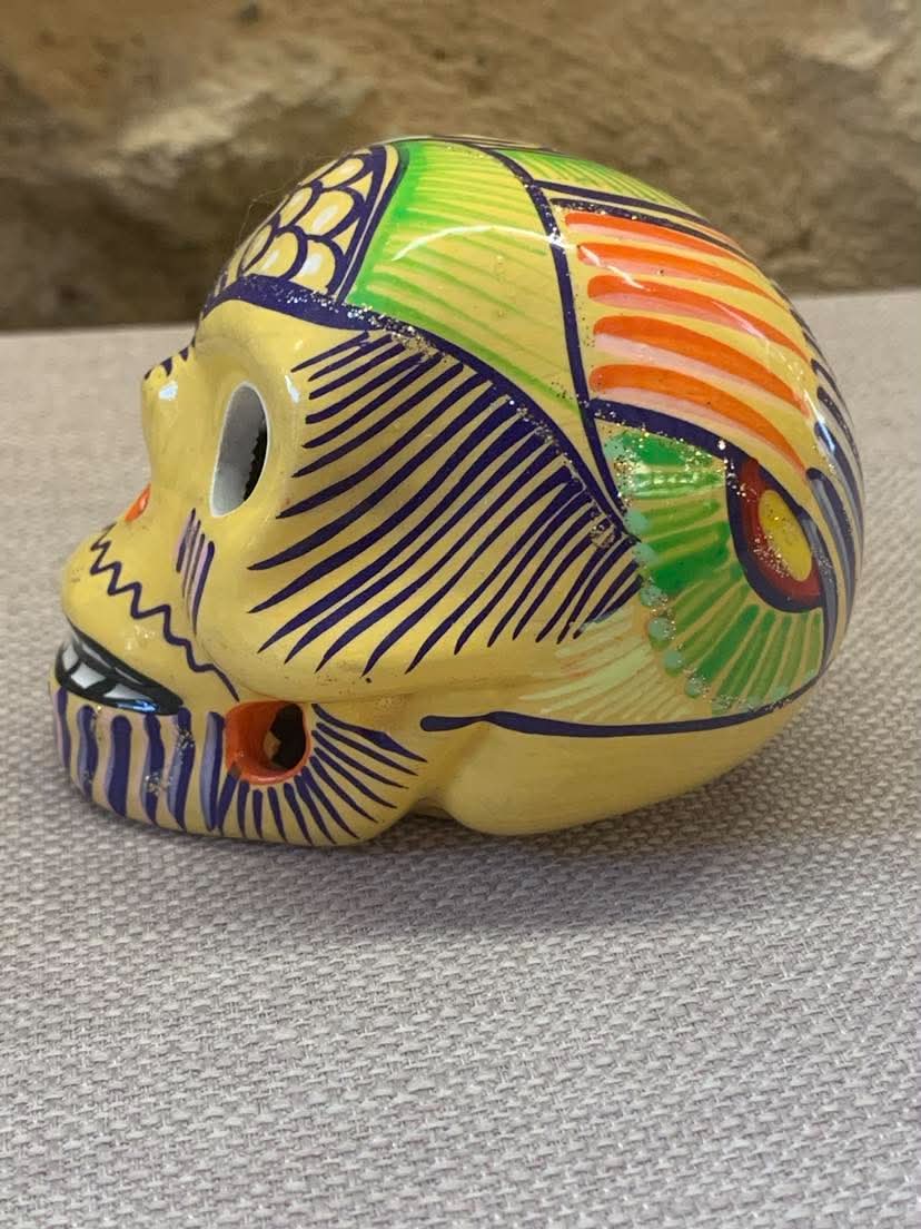 Crâne Calavera mexicain