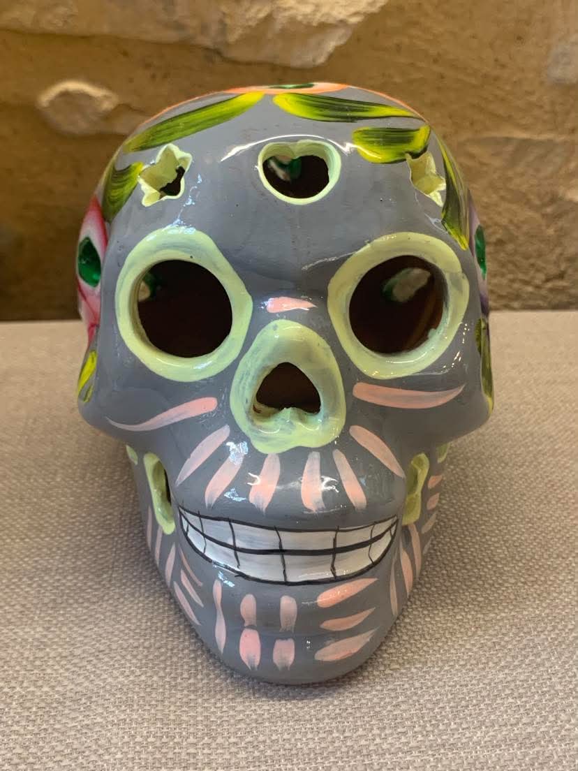 Crâne Calavera mexicain