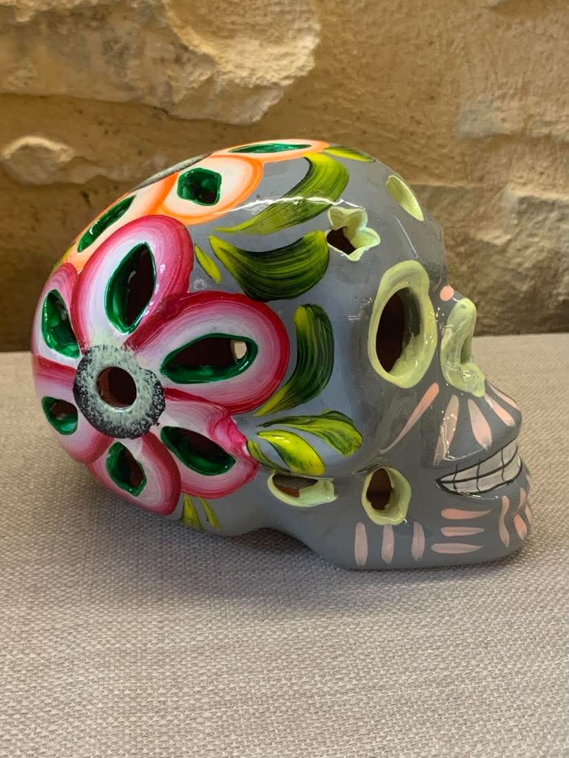 Crâne Calavera mexicain