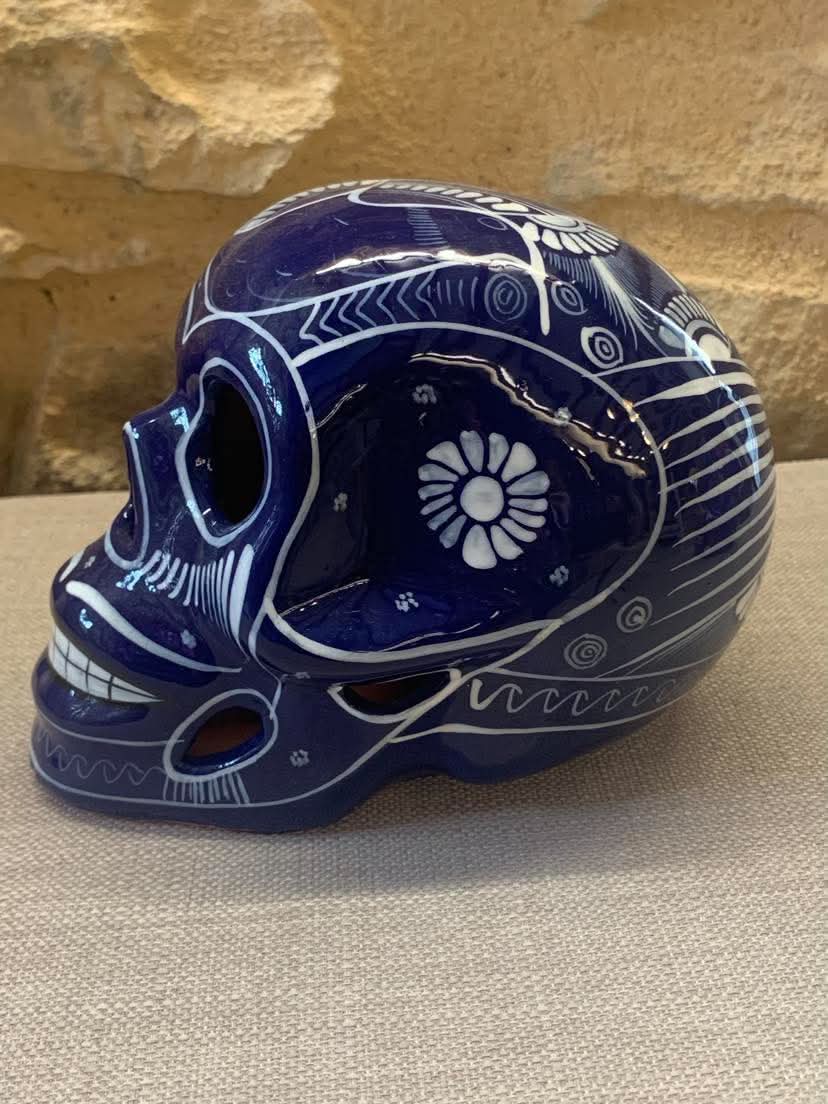 Crâne Calavera mexicain