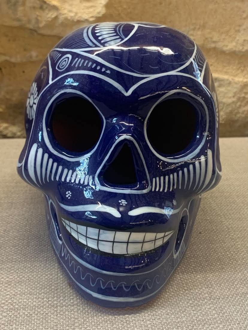 Crâne Calavera mexicain
