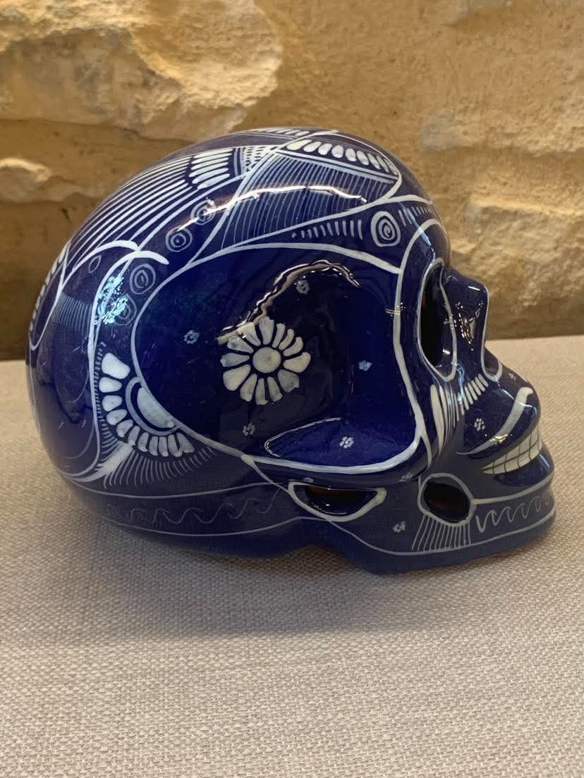 Crâne Calavera mexicain