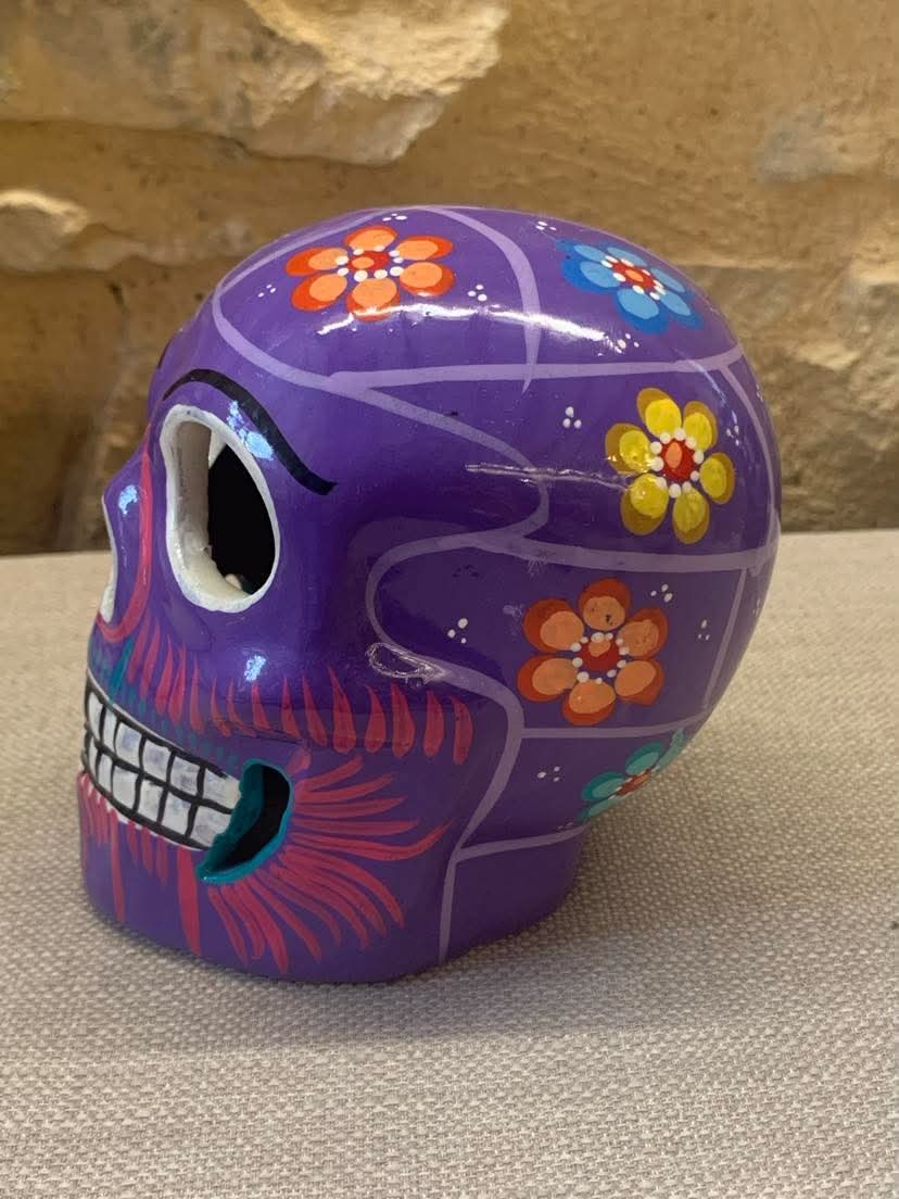 Crâne Calavera mexicain