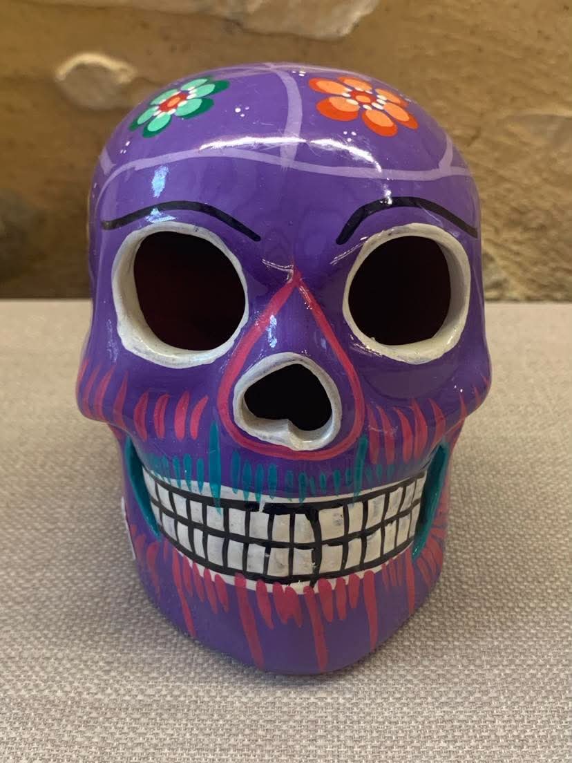 Crâne Calavera mexicain