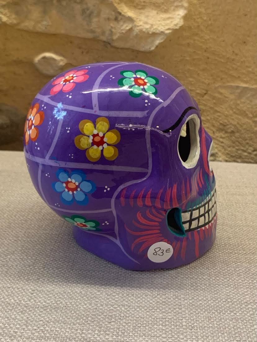 Crâne Calavera mexicain