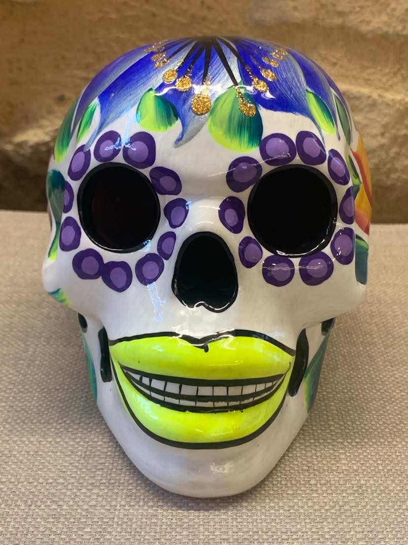 Crâne Calavera mexicain