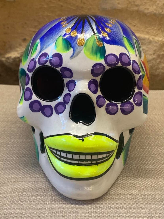 Crâne Calavera mexicain