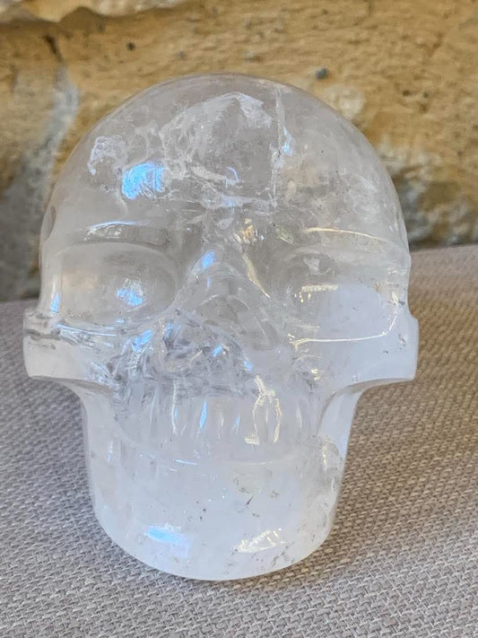 Crâne en cristal de roche