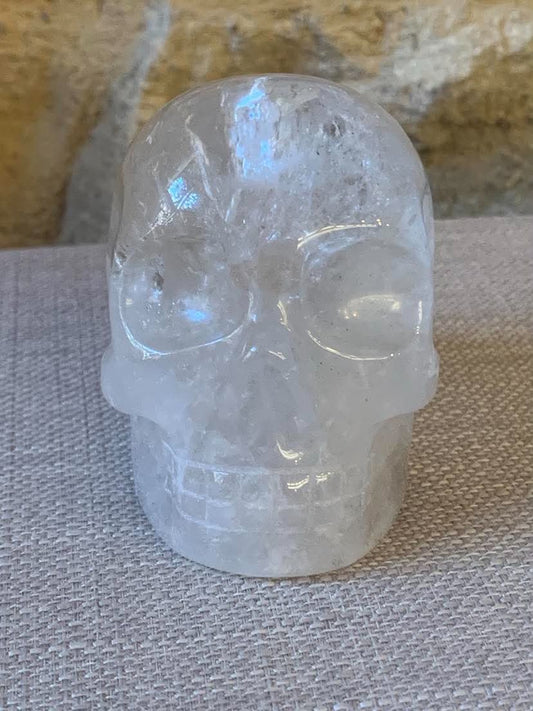 Crâne en cristal de roche
